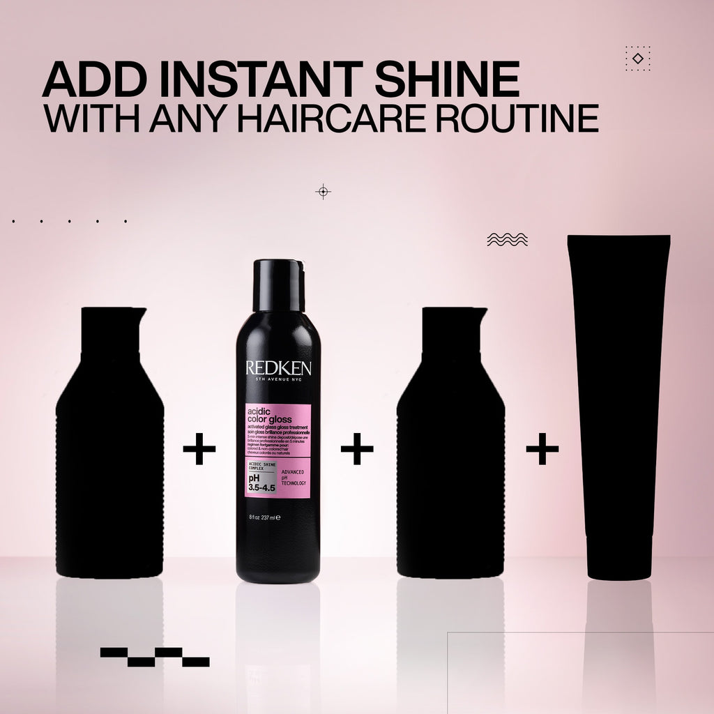 Acidic Color Gloss Activated Glass Gloss Treatment
