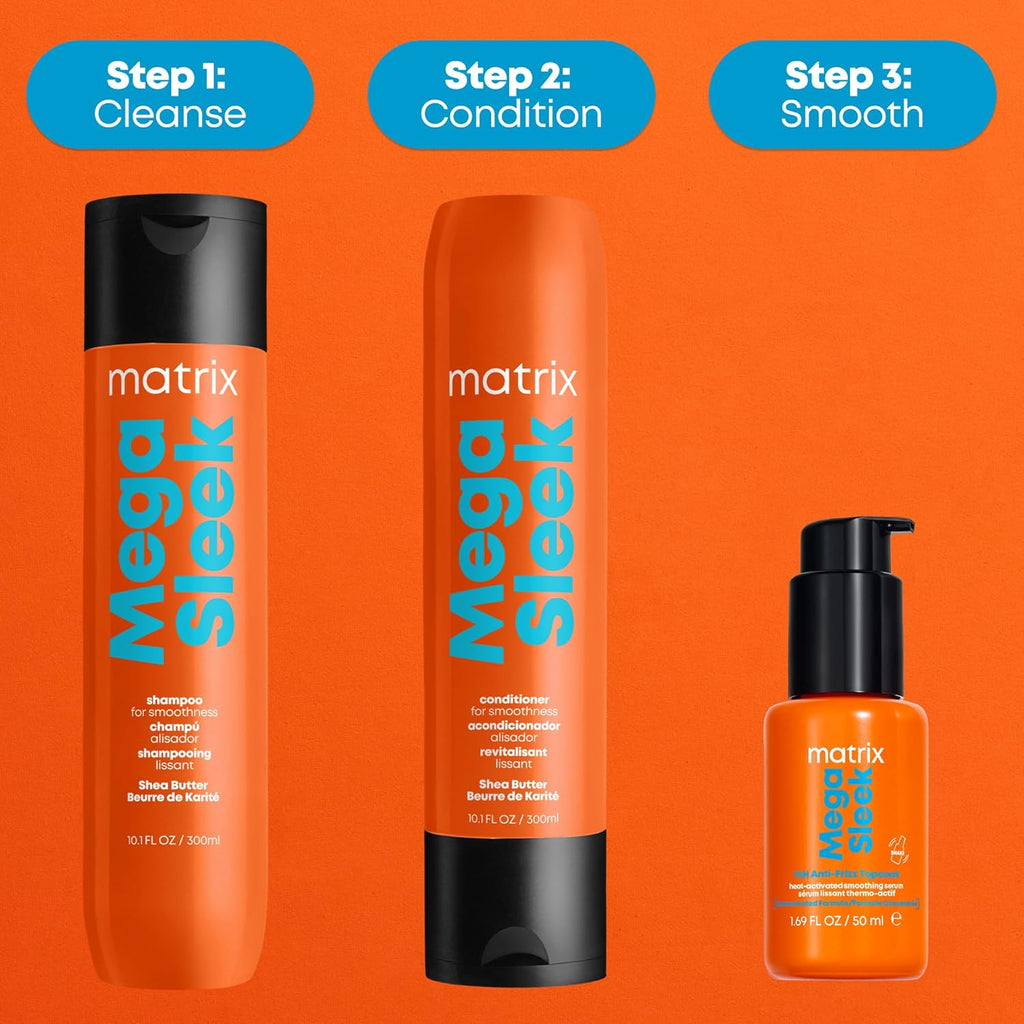 Mega Sleek 96H Anti-Frizz Topcoat Serum