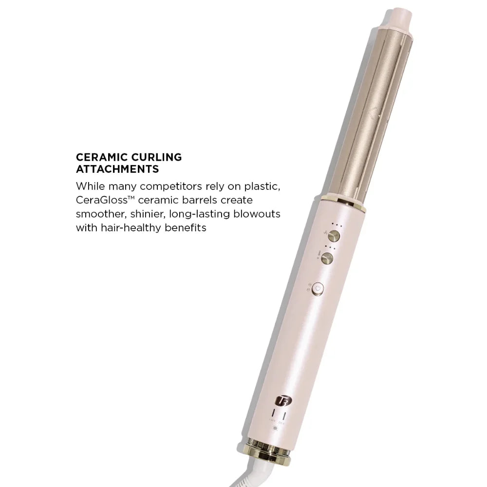 T3 Aire 360 | Ceramic Dual Voltage Air Styler - Satin Blush